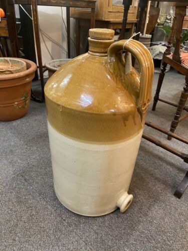 Antique 6 Gallon Stoneware Flagon Price Bristol Large Collectable Drinks Bottle