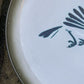 Large Unusual Vintage Honiton Pottery Charger Plate Dish Bird Swallow Dragonfly