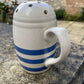 Vintage Kleen Kitchen Ware Sifter Collectable Kitchenware Blue White Stripe