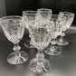 Collection Of Six Antique Drinking Glasses Liqueur Glasses Drinks Hand Blown