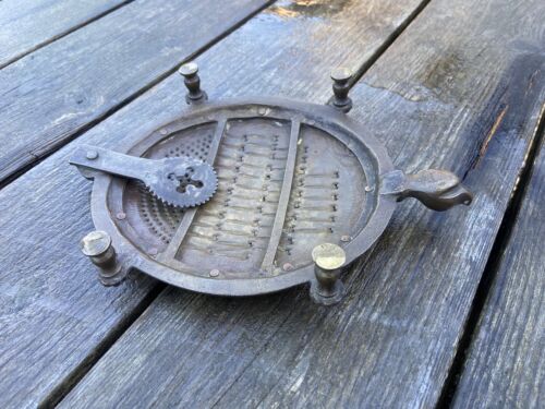 Vintage Indian Spice Cheese Nutmeg Coconut Grater Form of Tortoise Kitchenalia