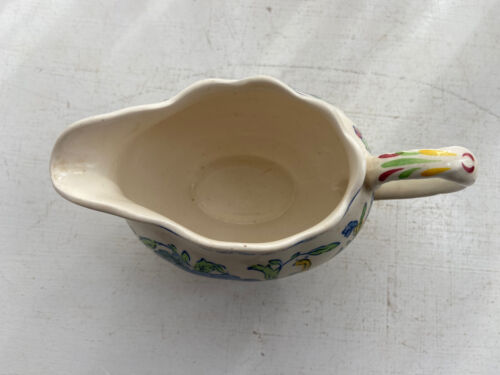 Small Vintage Masons Regency Cream Boat Ironstone Plain Base