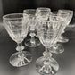 Collection Of Six Antique Drinking Glasses Liqueur Glasses Drinks Hand Blown