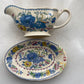 Antique Masons Regency Sauce / Gravy Boat / Creamer And Dish Ironstone