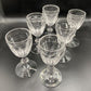 Collection Of Six Antique Drinking Glasses Liqueur Glasses Drinks Hand Blown