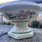 Vintage Honiton Pottery Footed Vase Floral Design House Home Collectable