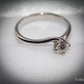 Stunning 18ct White Gold and Diamond Solitaire Ring Size M Pre-Owned Gift Idea