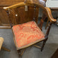 Beautiful Edwardian Corner Chair Upholstered Side Chair Antique Furniture