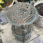 Antique Cast Iron Pot Stand Plant Stand Three Tier Saucepans Kitchen Garden