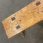 Antique Wooden Stool Pig Bench Rustic Handcrafted Furniture Collectable