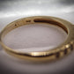 Pretty 9 Carat Gold and Diamond Ring Half |Eternity Size O Pre-Owned Gift Idea