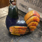 Vintage Wooden Chicken Cockerel Ornament Hand Painted Shabby Chic Ornament