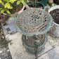 Antique Cast Iron Pot Stand Plant Stand Three Tier Saucepans Kitchen Garden