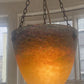 Stunning Antique Muller Freres Hanging Light Shade Art Nouveau French Glass Lamp