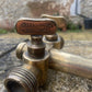 Pair Vintage Harry Mason Birmingham Brass Double Beer Tap Valve Keg Collectable