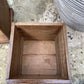 Small Antique Oak Spice Drawers Tabletop Two Drawer Unit Funiture