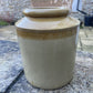 Vintage Stoneware Pot or Pot Collectable Kitchenalia Flowers Utensils Storage