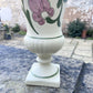 Vintage Honiton Pottery Urn Vase Hand Painted Floral Design Collectable