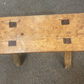 Antique Wooden Stool Pig Bench Rustic Handcrafted Furniture Collectable