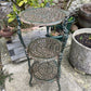 Antique Cast Iron Pot Stand Plant Stand Three Tier Saucepans Kitchen Garden