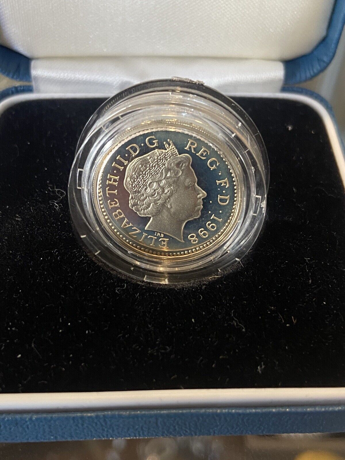 UK Silver Proof One Pound £1 Coin 1998 Certificated Collectable Coins