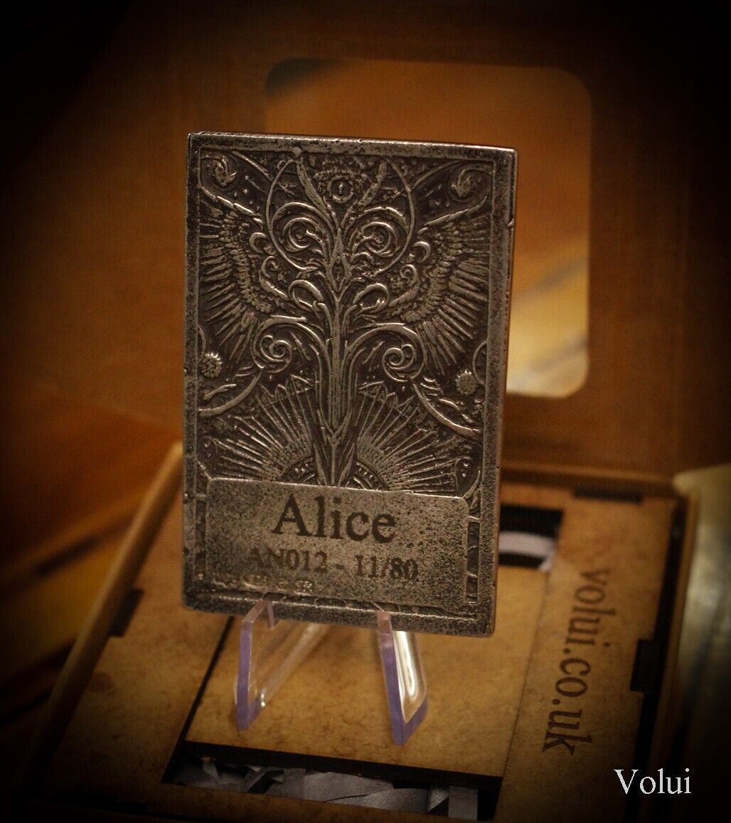 Silver Art Nouveau Alice Bar Design Collectable Sand Cast Hand Finished