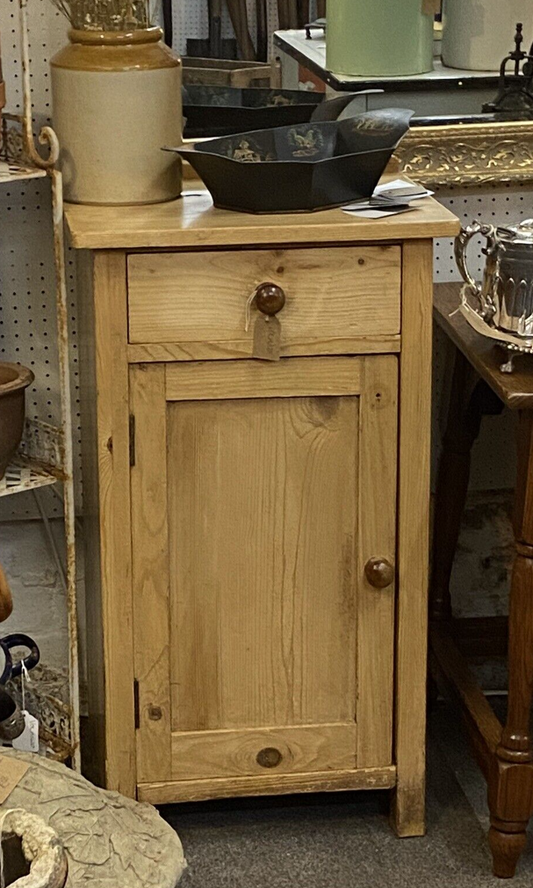 Vintage Pine Bedside Cabinet