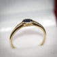 Charming 9 Carat Gold and Sapphire Ring Size M Pre-Owned Great Gift Idea