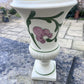 Vintage Honiton Pottery Urn Vase Hand Painted Floral Design Collectable