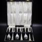 Box Set of Vintage Mosleys  Dessert Cake Forks x 6 Silver Plated EPNS A1