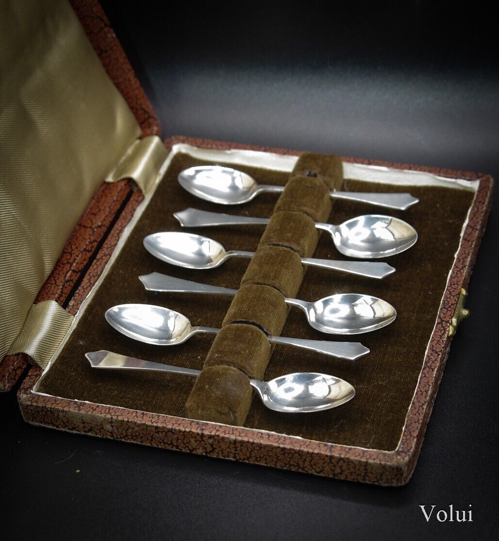 Vintage 1946 Solid Silver Tea / Coffee Spoons By Travis, Wilson & Co Ltd