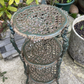 Antique Cast Iron Pot Stand Plant Stand Three Tier Saucepans Kitchen Garden