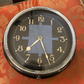 Wonderful Vintage Art Deco Clock Wind Up Deep Seated Retro Timepiece