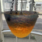 Stunning Antique Muller Freres Hanging Light Shade Art Nouveau French Glass Lamp