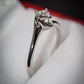 Stunning 18ct White Gold and Diamond Solitaire Ring Size M Pre-Owned Gift Idea