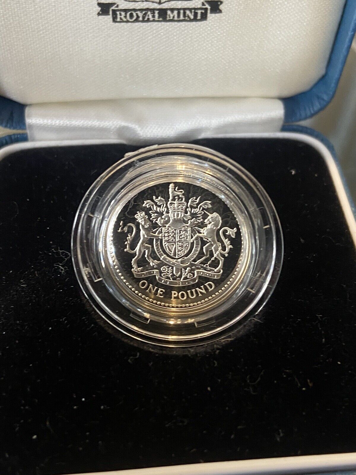 UK Silver Proof One Pound £1 Coin 1998 Certificated Collectable Coins