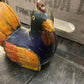 Vintage Wooden Chicken Cockerel Ornament Hand Painted Shabby Chic Ornament