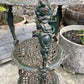 Antique Cast Iron Pot Stand Plant Stand Three Tier Saucepans Kitchen Garden