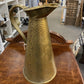 Antique Brass Jug Joseph Sankey & Sons Size 3 Hammered Brasswear Pitcher JS&S