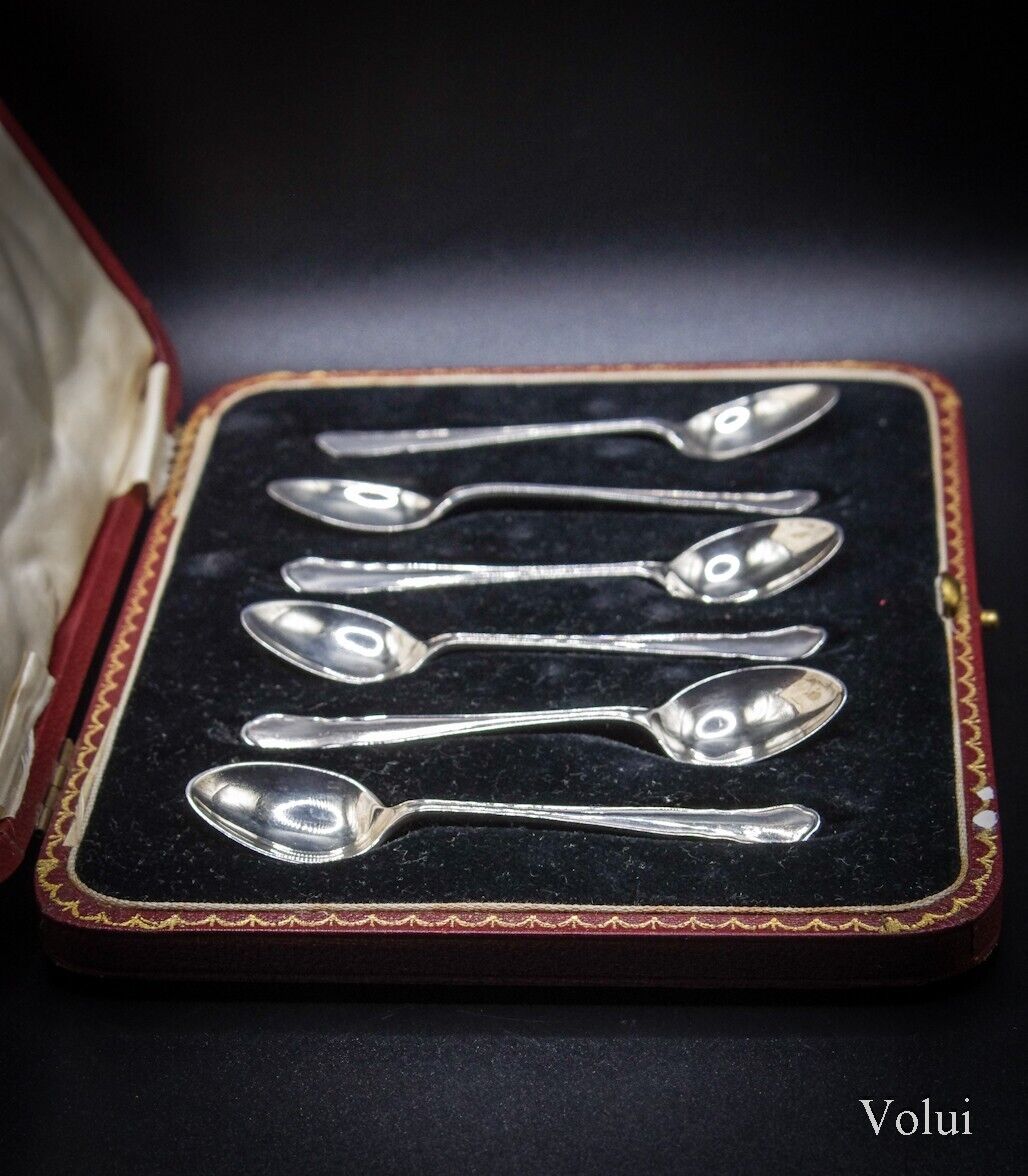 1935 Solid Silver Tea / Coffee Spoons By William Hutton & Son Ltd