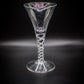 Beautiful Georgian Air Twist Wine Glass Antique Drinking Glass Collectable