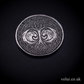 .999 Fine Silver 51 Grams Fully Hallmarked Celtic Wolf Round by Volui Silver