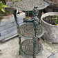 Antique Cast Iron Pot Stand Plant Stand Three Tier Saucepans Kitchen Garden