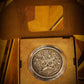 Silver 100  Dollar Steampunk Coin Design Collectable Sand Cast Hand Finished