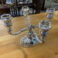 Vintage Silver Plated Candelabra Four Sconces Table Centrepiece Collectable