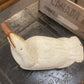 Large Wooden Goose Hand Painted Shabby Chic Ornament Folk Art