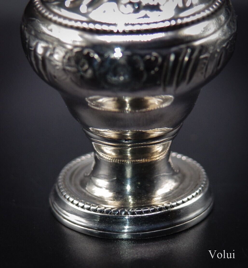 Early Thomas Daniell Georgian 1775 London Silver Pepper / Caster / Shaker