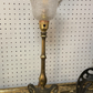 Antique Pullman Carriage Lamp Arts & Crafts Brass Train Table Light Collectable