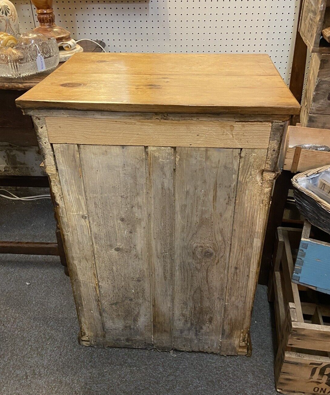 Beautiful Rustic French Bedside Table / Cupboard / Cabinet Furniture