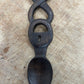 Wooden Antique Welsh Love Spoon Marriage Token Early 20th Century